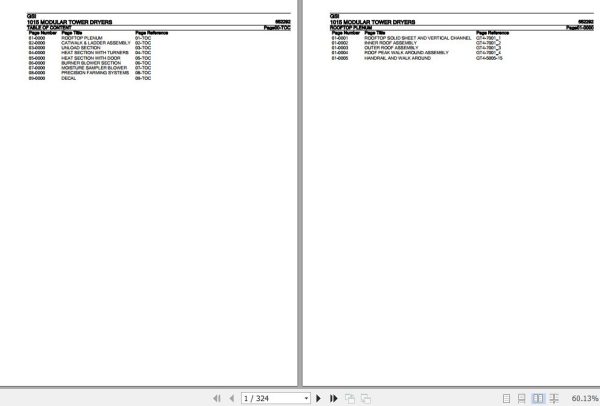 GSI Modular Tower Dryers 1015 Parts Catalog 652292 1