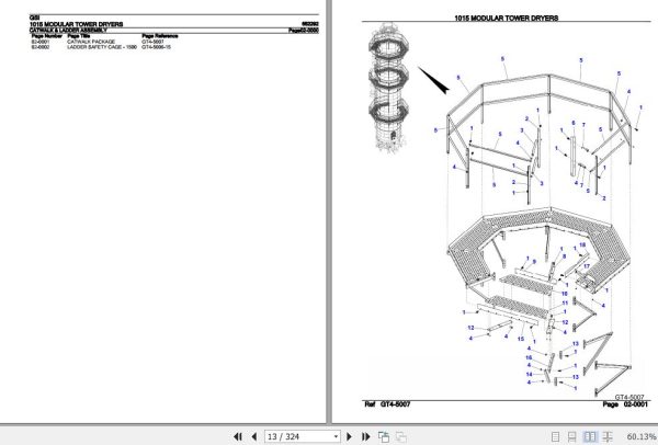 GSI Modular Tower Dryers 1015 Parts Catalog 652292 2