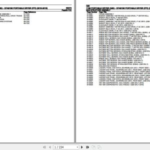 GSI Portable Dryer 1108 CFAB190 Parts Catalog 652072 1