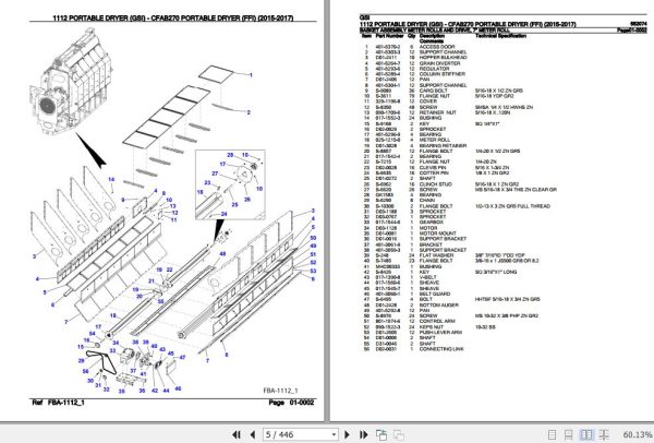 GSI Portable Dryer 1112 CFAB270 Parts Catalog 652074 2