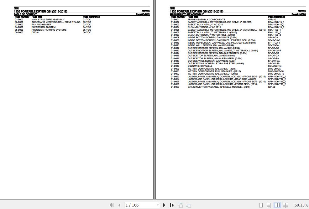 GSI Portable Dryer 1120 Parts Catalog 652079 1