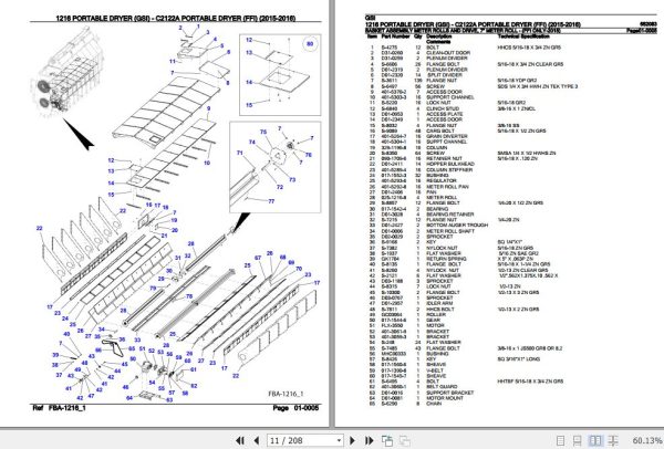GSI Portable Dryer 1216 C2122A Parts Catalog 652083 2
