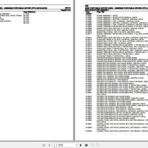 GSI Portable Dryer 2320 CMS3202 Parts Catalog 652118 1
