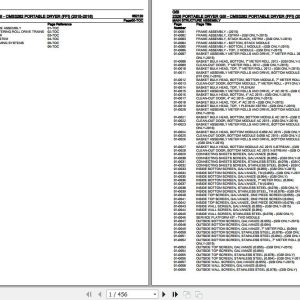 GSI Portable Dryer 2326 CMS3262 Parts Catalog 652120 1