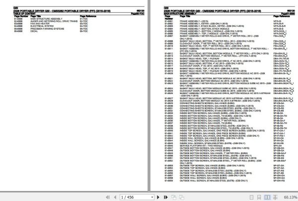 GSI Portable Dryer 2326 CMS3262 Parts Catalog 652120 1
