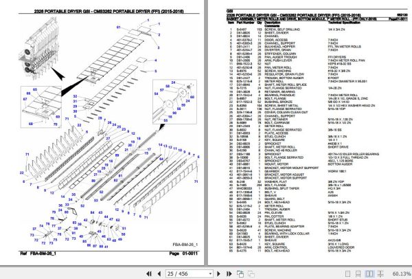 GSI Portable Dryer 2326 CMS3262 Parts Catalog 652120 2