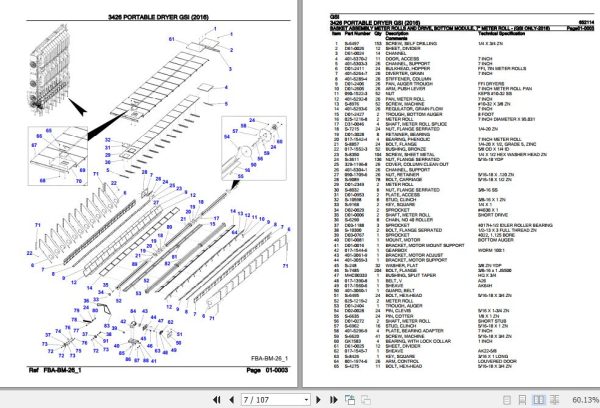 GSI Portable Dryer 3426 Parts Catalog 652114 2