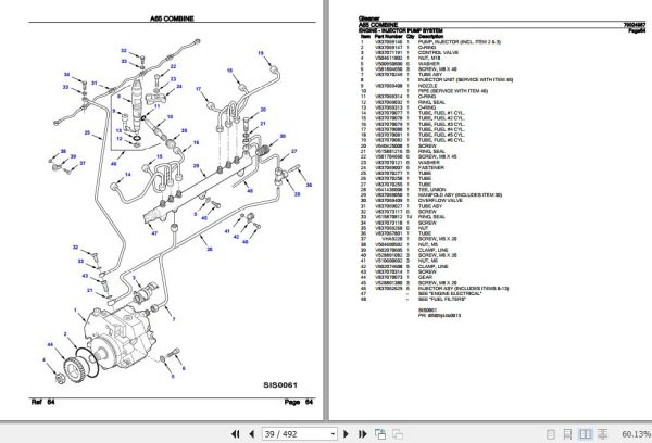 Gleaner Combine A65 Parts Catalog 79024987 3