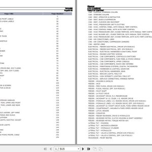Gleaner Combine A75 Parts Catalog 79024988 1