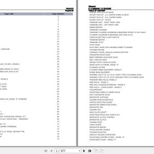 Gleaner Combine E Engine E Parts Catalog 79001573 1