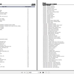 Gleaner Combine F Parts Catalog 79001565 1