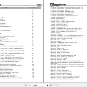 Gleaner Combine F3 Parts Catalog 79006818 1