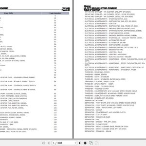 Gleaner Combine K2 Parts Catalog 79014428 1