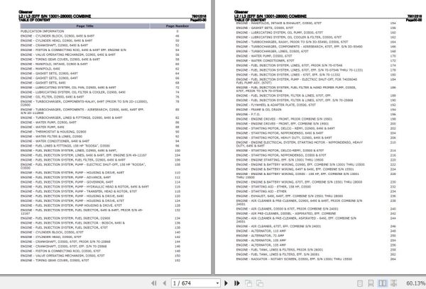 Gleaner Combine L2 L3 Parts Catalog 79012318 1