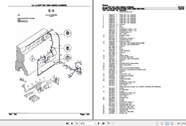 Gleaner Combine L2 L3 Parts Catalog 79012318 3