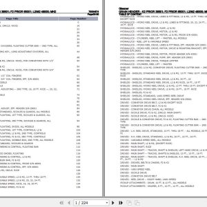 Gleaner Grain Header K2 F2 L2 M2 MH2 Parts Catalog 79004874 1
