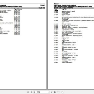 Gleaner Transverse Combine S68 S78 S88 Parts Catalog 79036207 1