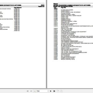 Gleaner Transverse Combine S97 S98 Parts Catalog 652034 1