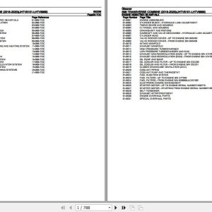 Gleaner Transverse Combine S98 Parts Catalog 652298 1