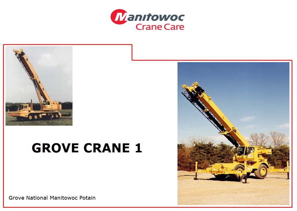 Grove Crane 1 Training Manuals and Schematics 1