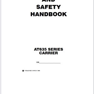 Grove Crane AT635 Operator Manual and Schematics 1
