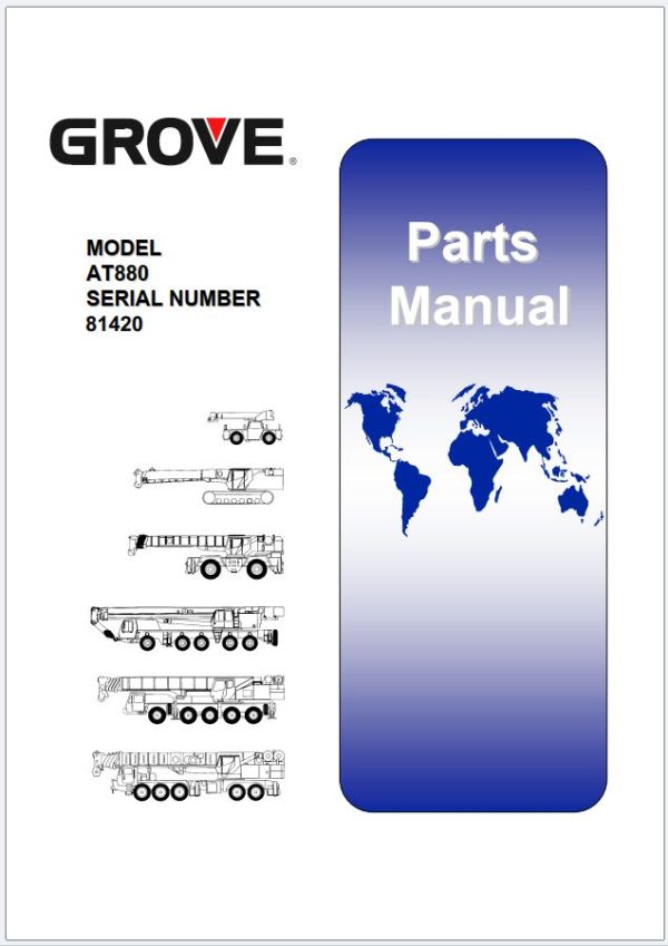 Grove Crane AT880 Training Manuals and Schematics 2