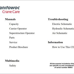 Grove Crane AT9120 Training Manuals and Schematics 1
