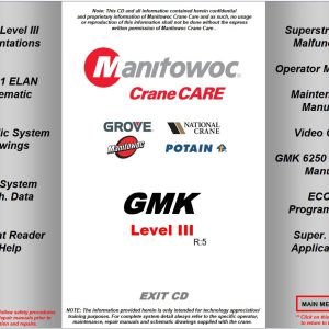 Grove Crane GMK LEVEL III Training Manuals and Schematics 1