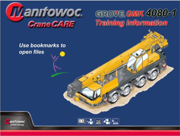 Grove Crane GMK4080 1 Training Manuals and Schematics 1