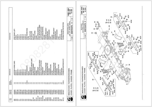 Grove Crane GMK4080 1998 Operators Parts Manual and Diagrams 5