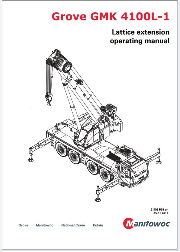 Grove Crane GMK4100L 1 Training Manuals and Schematics 3