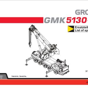 Grove Crane GMK5130 2 Operator Manual and Parts Catalog 1