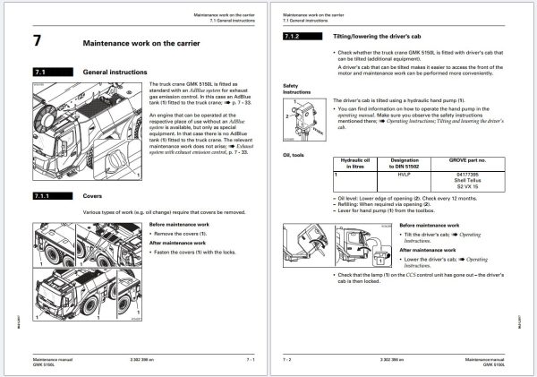 Grove Crane GMK5150L Operator Instruction and Maintenance Manual 4