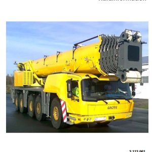 Grove Crane GMK5180 GMK5250L Training Manuals and Schematics 1