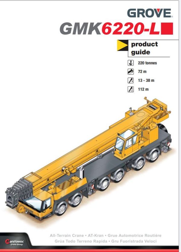 Grove Crane GMK6220 L Circuit Wiring Diagrams and Product Guide 2