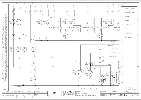 Grove Crane GMK7450 Training Manuals and Schematics 4