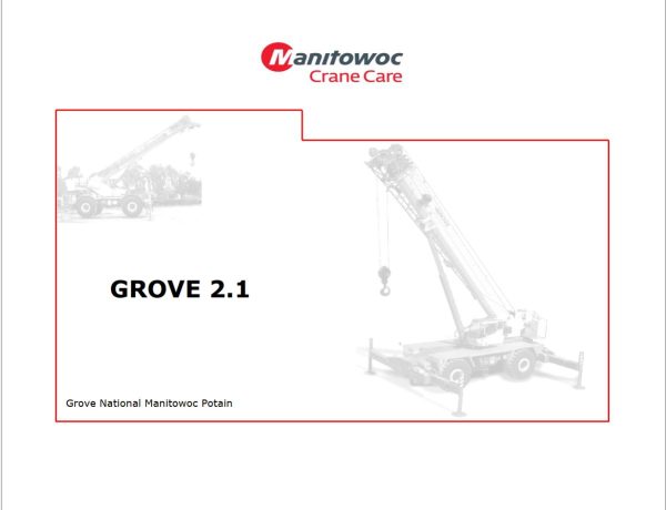 Grove Crane GROVE 2.1 Training Manuals and Schematics 1