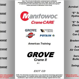 Grove Crane II Training Manuals and Schematics 1