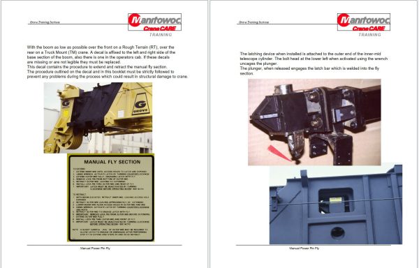 Grove Crane Level 1 Training Manuals and Schematics 4