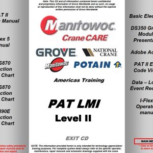 Grove Crane PAT LMI Level II Training Manuals and Schematics 1