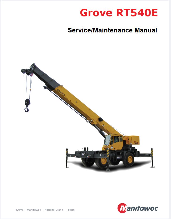 Grove Crane RT540E Service Manuals and Schematics 1