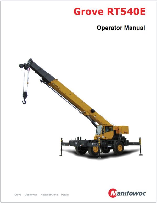 Grove Crane RT540E Service Manuals and Schematics 2