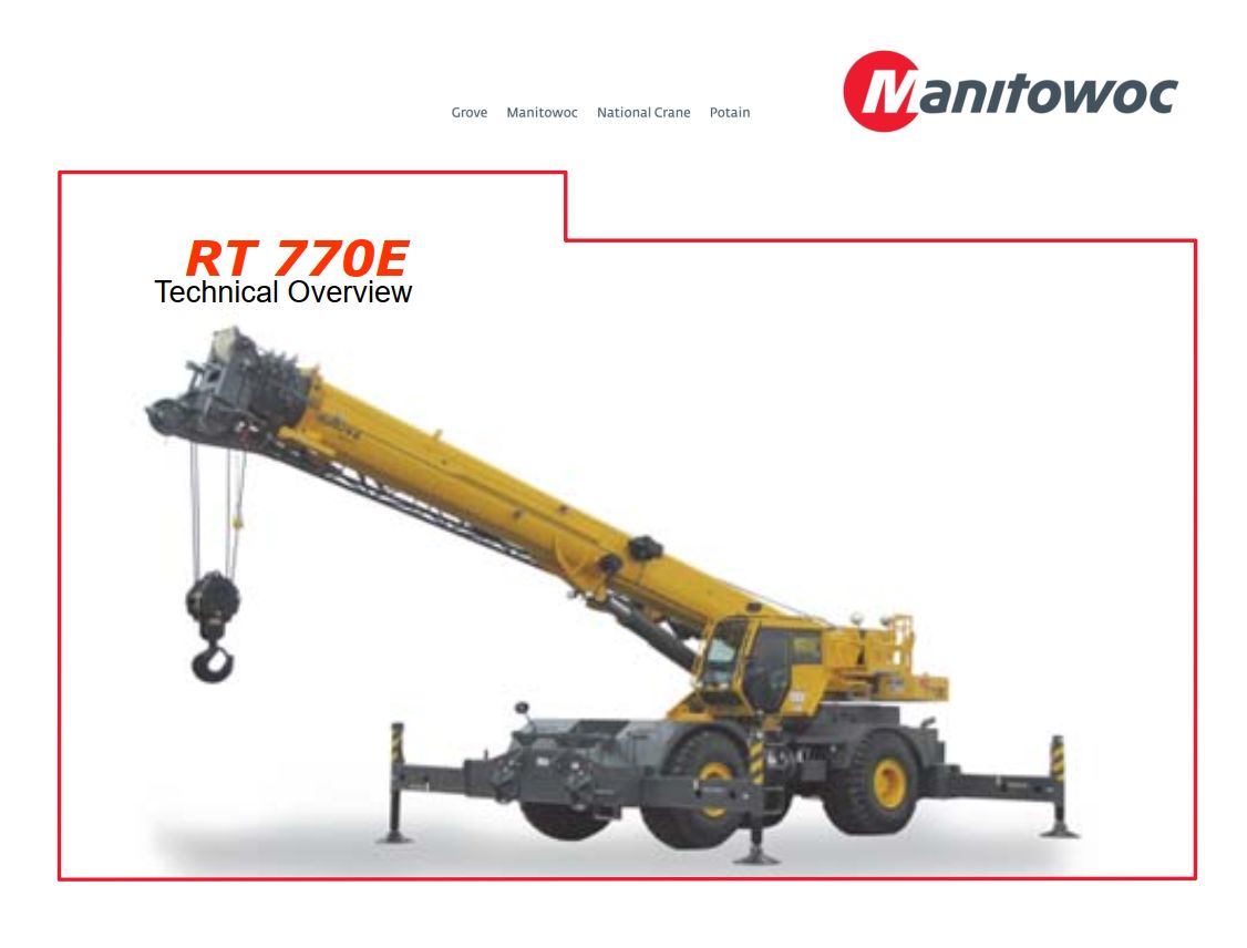 Grove Crane RT700 Electrical and Hydraulic Schematics 1