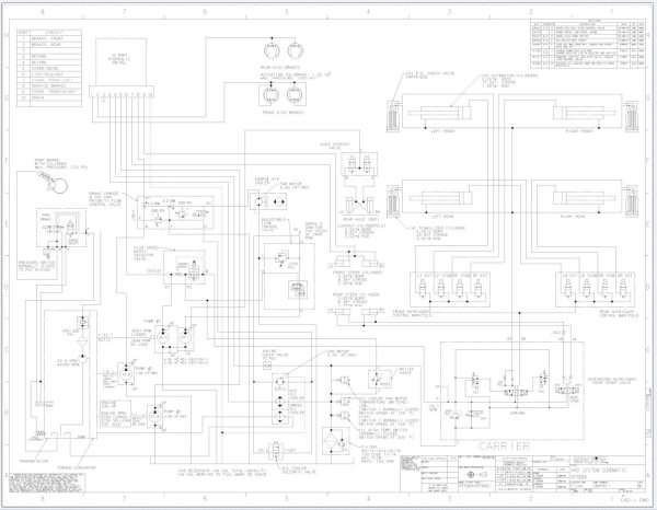 Grove Crane RT700E4 Electrical and Hydraulic Schematics 2