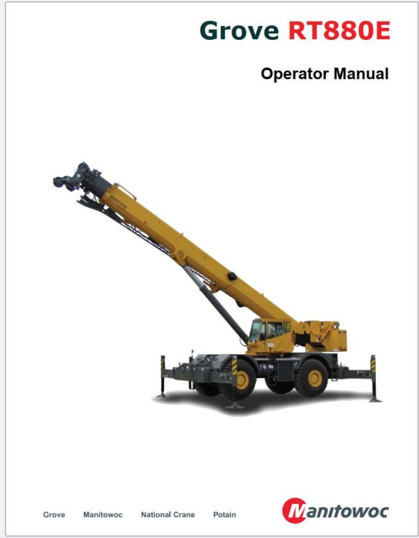 Grove Crane RT880E Service Manuals and Schematics 2