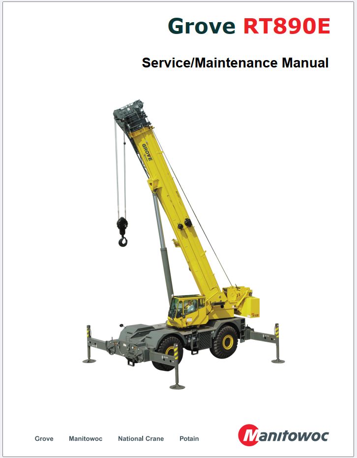 Grove Crane RT890E4 Service Manuals and Schematics 1