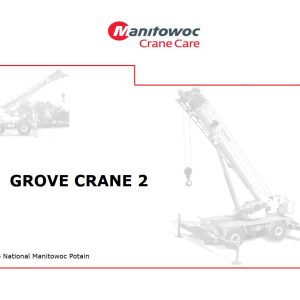 Grove Crane RT9130E4 Training Manuals and Schematics 1