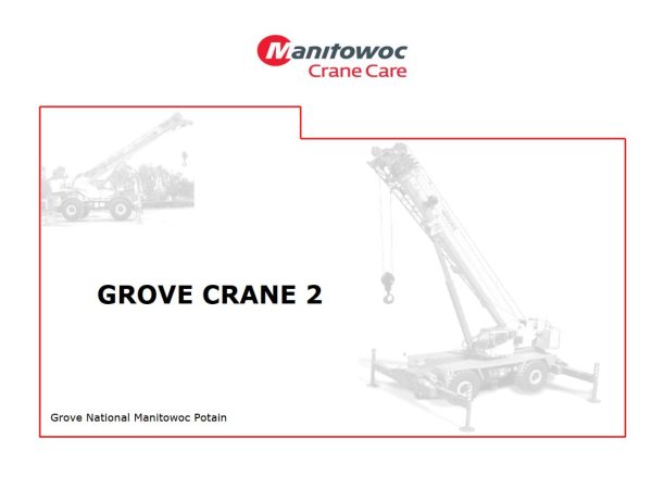 Grove Crane RT9130E4 Training Manuals and Schematics 1