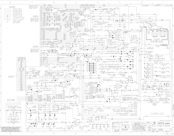 Grove Crane TMS9000E07 Electrical Schematics 2