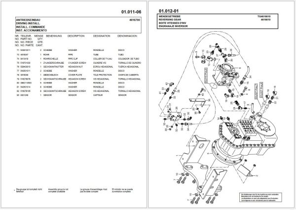 HBM Nobas Motor Grader BG160T 4 Spare Parts Catalog 2